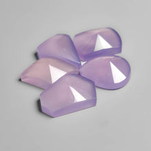 Radial Cut Lavender Chalcedony Lot