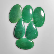 Gemmy Green Aventurine Cabochons Lot