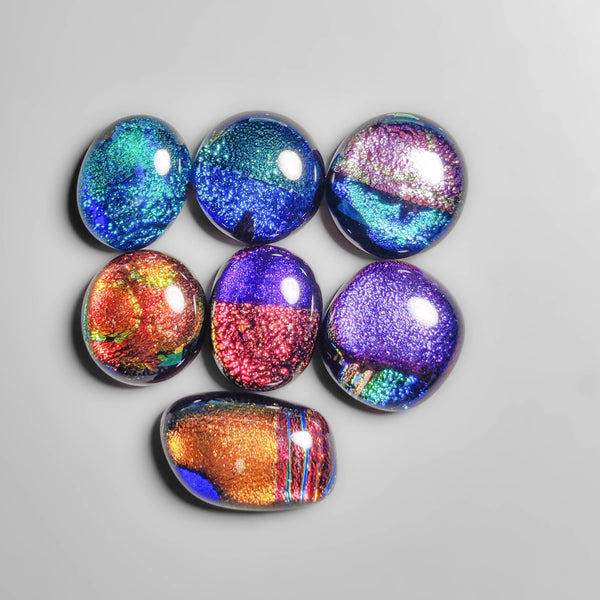 Dichoric Glass Cabochons Lot