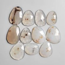 Rose Cut Scenic Dendritic Agate Cabochons Lot