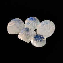 Mughal Carved Rainbow Moonstones Lot