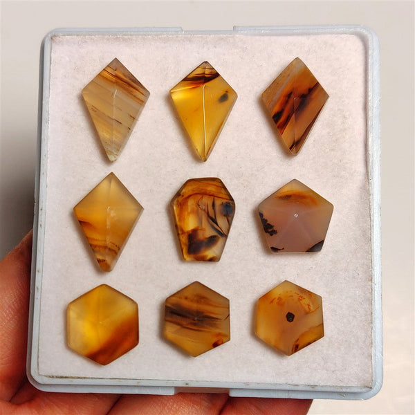 Step Cut Montana Agate Lot