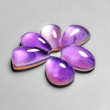 Amethyst And Mother Of Pearl Doublet Cabochons