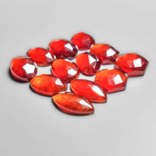 Rose Cut Hessonite Garnets Lot