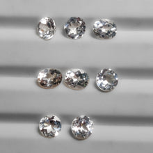 Rare Faceted White Topaz Lot