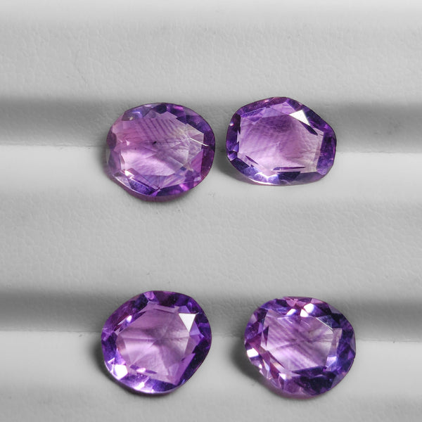 Faceted Brazilian Amethysts Lot