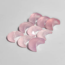 Rose Cut Chalcedony Crescents Lot