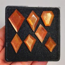 High Grade Step Cut Rainbow Sunstone Lot