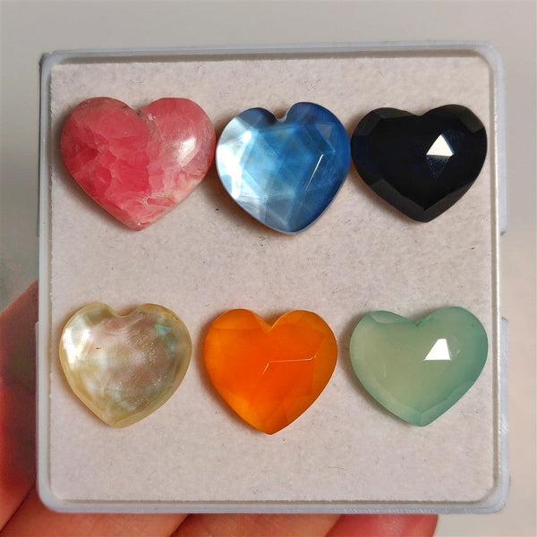 Mix Gem Hearts Lot