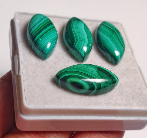 Calibrated Malachite Cabs Lot