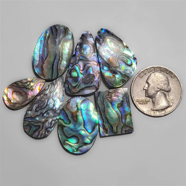 Abalone Shell cabochons Lot