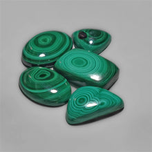 Malachite cabochons Lot