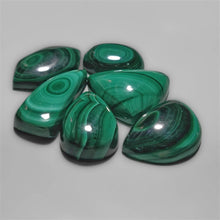 Malachite cabochons Lot