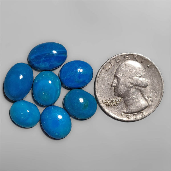 Peruvian Blue Opalina cabochons Lot