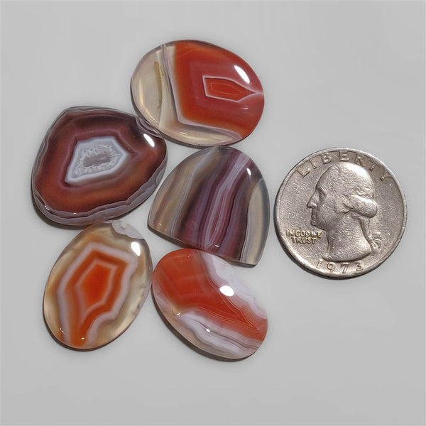 Botswana Agate cabochons Lot