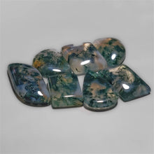 Moss Agate cabochons Lot