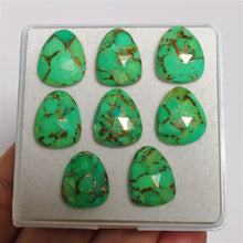 Rose Cut Mohave Green Turquoise Lot