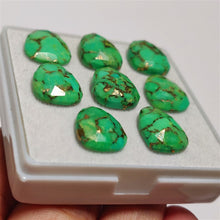 Rose Cut Mohave Green Turquoise Lot