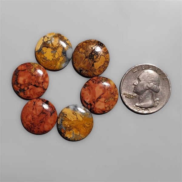 Maligano Jasper cabochons Lot