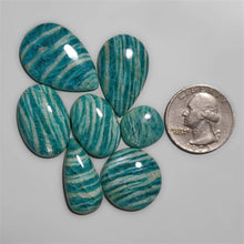 Madagascar Amazonite cabochons Lot