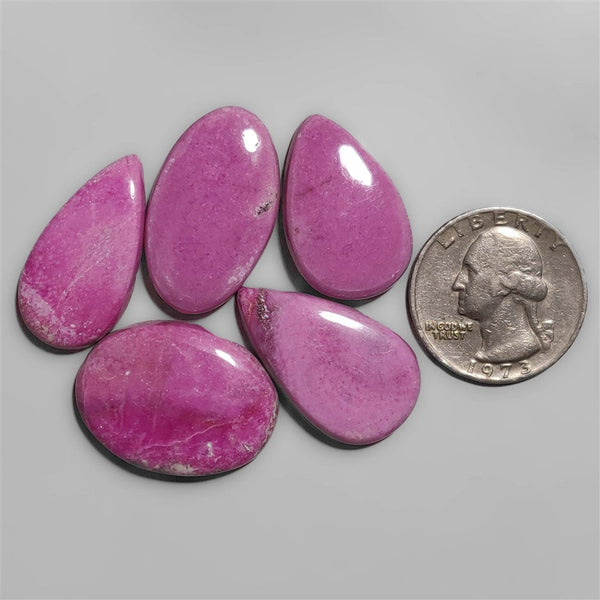 Rare Cobalto Calcite cabochons Lot