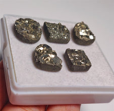 Raw Pyrite Druzy Lot