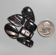 Hypersthene cabochons Lot