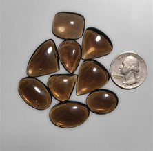 Smoky Quartz cabochons Lot