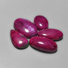 Ruby Zoisite cabochons Lot