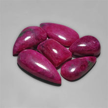 Ruby Zoisite cabochons Lot