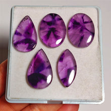 Trapiche Amethyst Cabs Lot