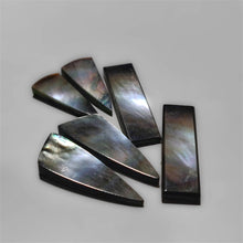 Tahitian Rainbow Mother Of Pearl  cabochons Pair Lot