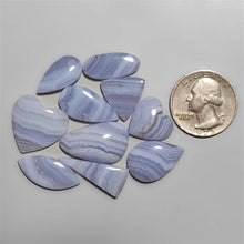 Blue Lace Agate cabochons Lot