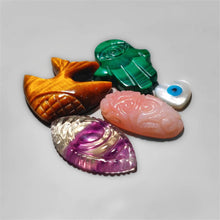 Mix Gemstone Carving Lot