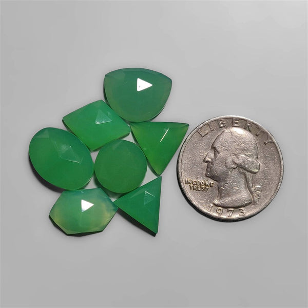 Rose Cut Australian Chrysoprase Lot