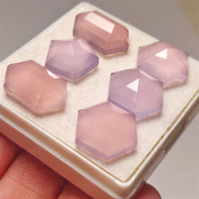 Step Cut Lavender Chalcedony Lot