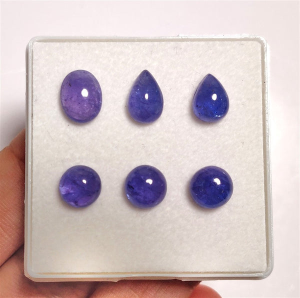 AAA Tanzanite Small Cabs Lot