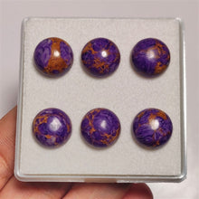 Callibrated Charoite Mosaic Round Cabs Lot