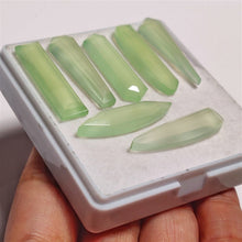 Step Cut Parrot Chalcedony Lot