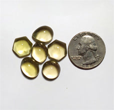 High Dome Lemon Quartz Cabs Lot