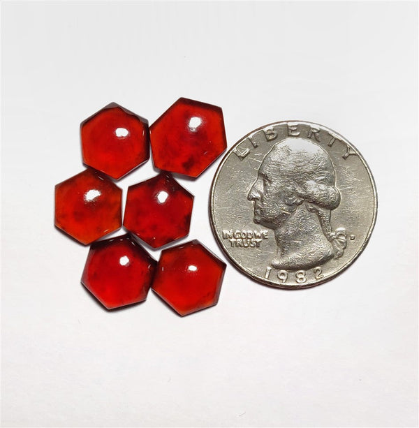 Hessonite Garnet Cabs Lot